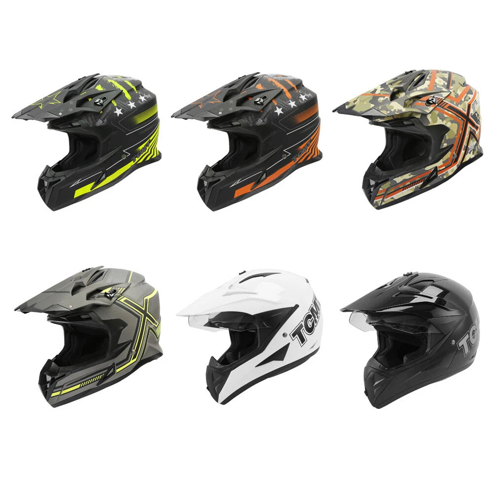 ATV Helmet for Motocross Full Face Offroad Motorcycle (M, L, XL, XXL)
