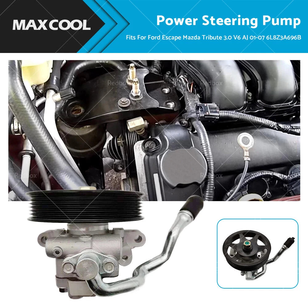 Power Steering Pump for Ford Escape Mazda Tribute 3.0 V6 (2001–2007)