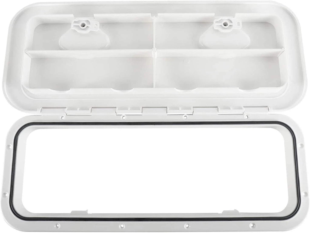 Boat Hatch Access Hatch & Lid with Lock for Marine Deck (24" x 9-5/8")