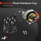 Ignition Distributor with Cap & Rotor for Jeep Cherokee Comanche Wrangler (1984-2001)