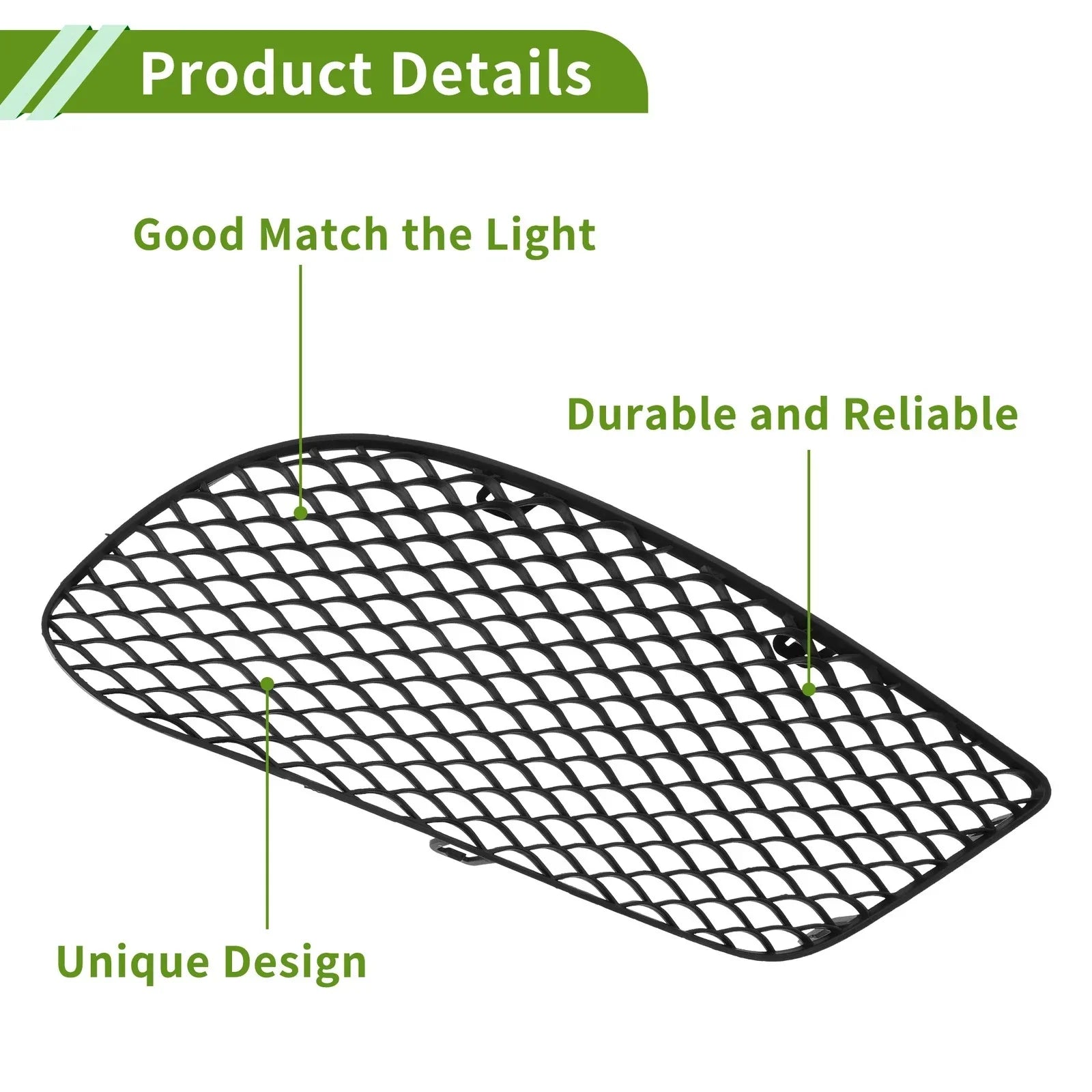 Front Right Fog Light Grill for Mercedes Benz E350 (2014-2017)