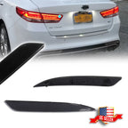 2X Smoked Lens Rear Bumper Reflector Lights for Kia Optima (2016–2018)
