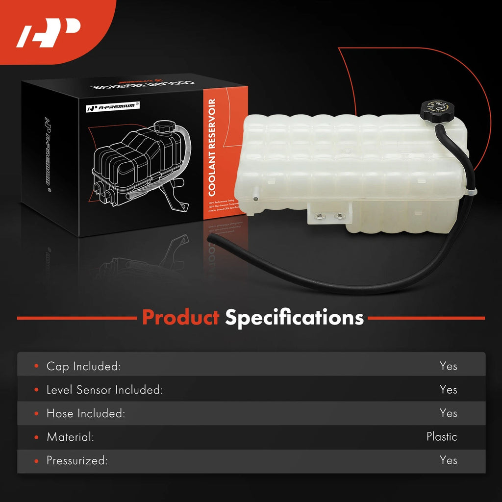 Engine Coolant Reservoir with Cap & Hose for Chevrolet