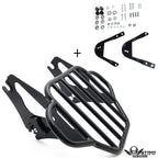 2X Black King Detachables Luggage Rack Docking for Harley Touring Road King (1997–2008)