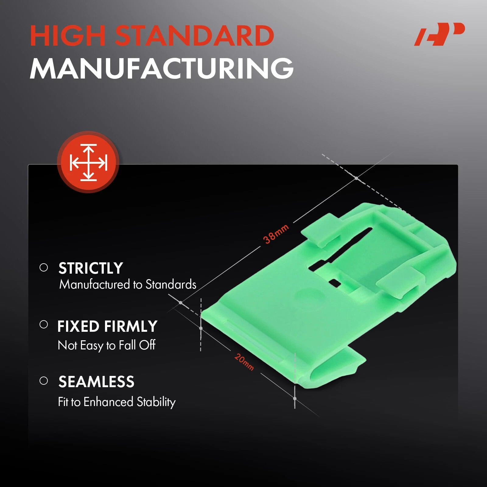 20Pcs Nylon Door Belt Moulding Retainer Clips for Honda