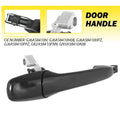 1X Front Rear Right Exterior Door Handle for Mazda CX-7 CX-9 (2007–2015)