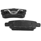 Rear Disc Brake Rotors & Ceramic Pads for Jeep Compass (2007-2017)