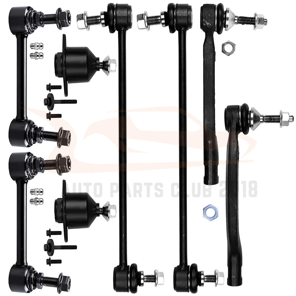 Set of 8 Front Lower Ball Joints for Volvo S60 S80 V70 (2001–2006)