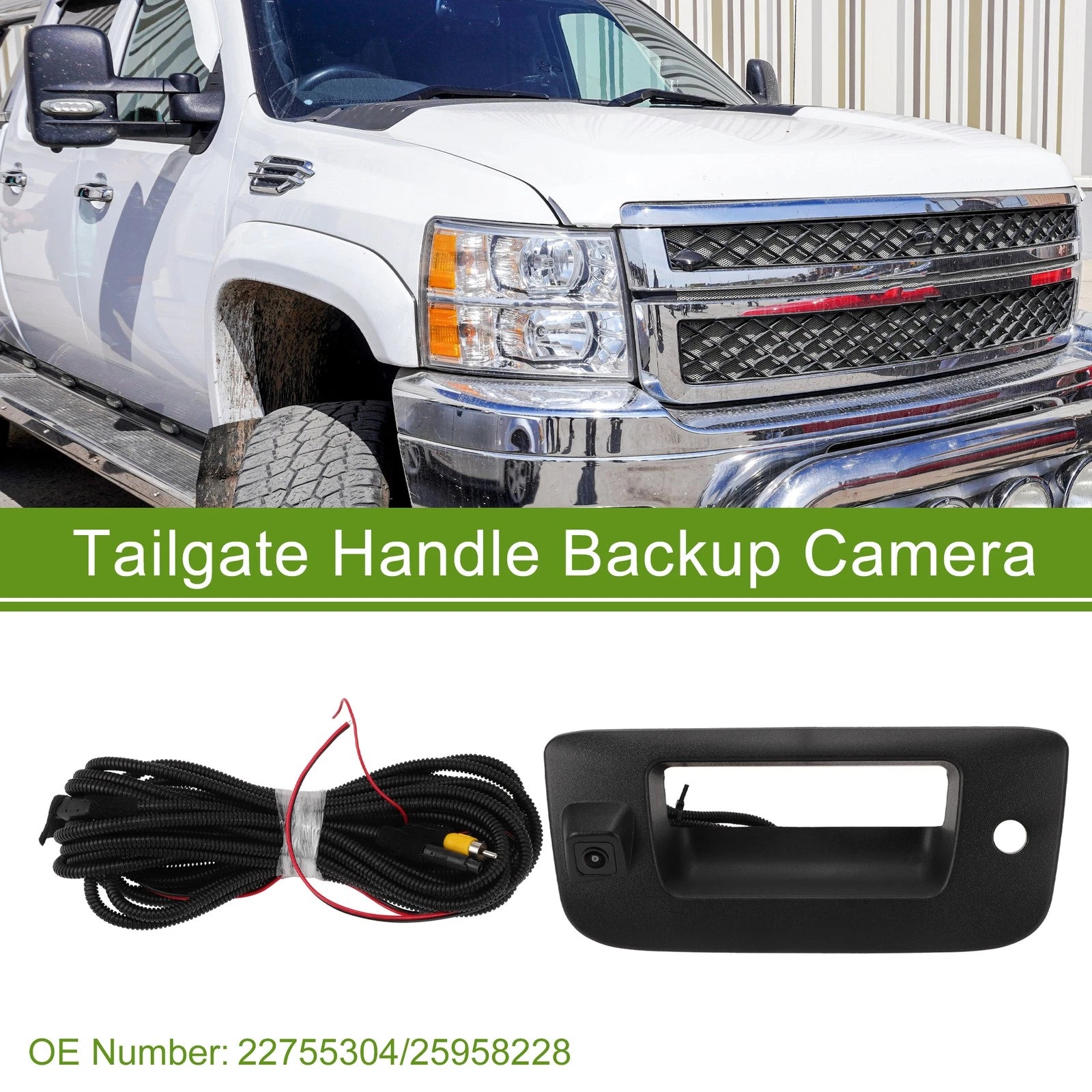 Tailgate Handle Backup Rear View Camera No. 22755304 for Chevrolet Silverado (2014–2019)