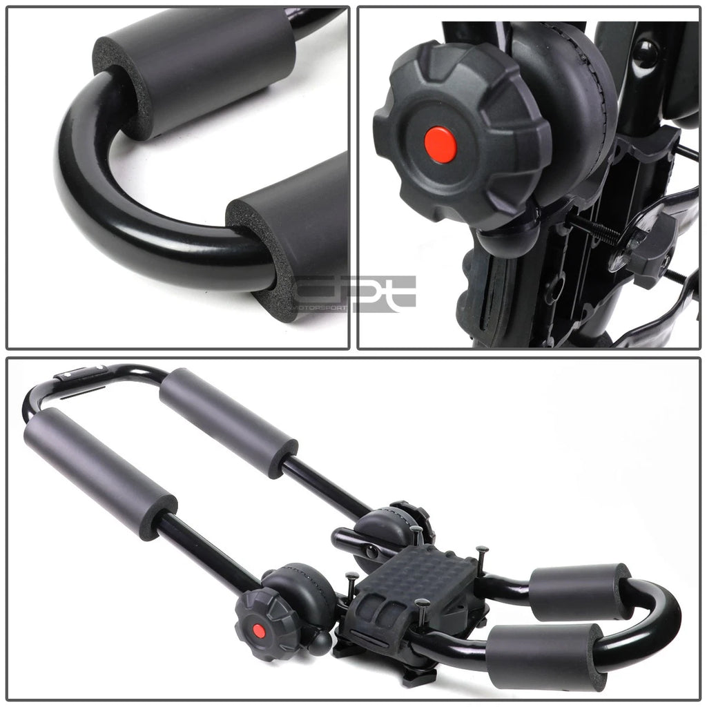 Adjustable Fold-Up Mild Steel J-Bar Roof Rack Carrier for Kayak/Boat/Canoe