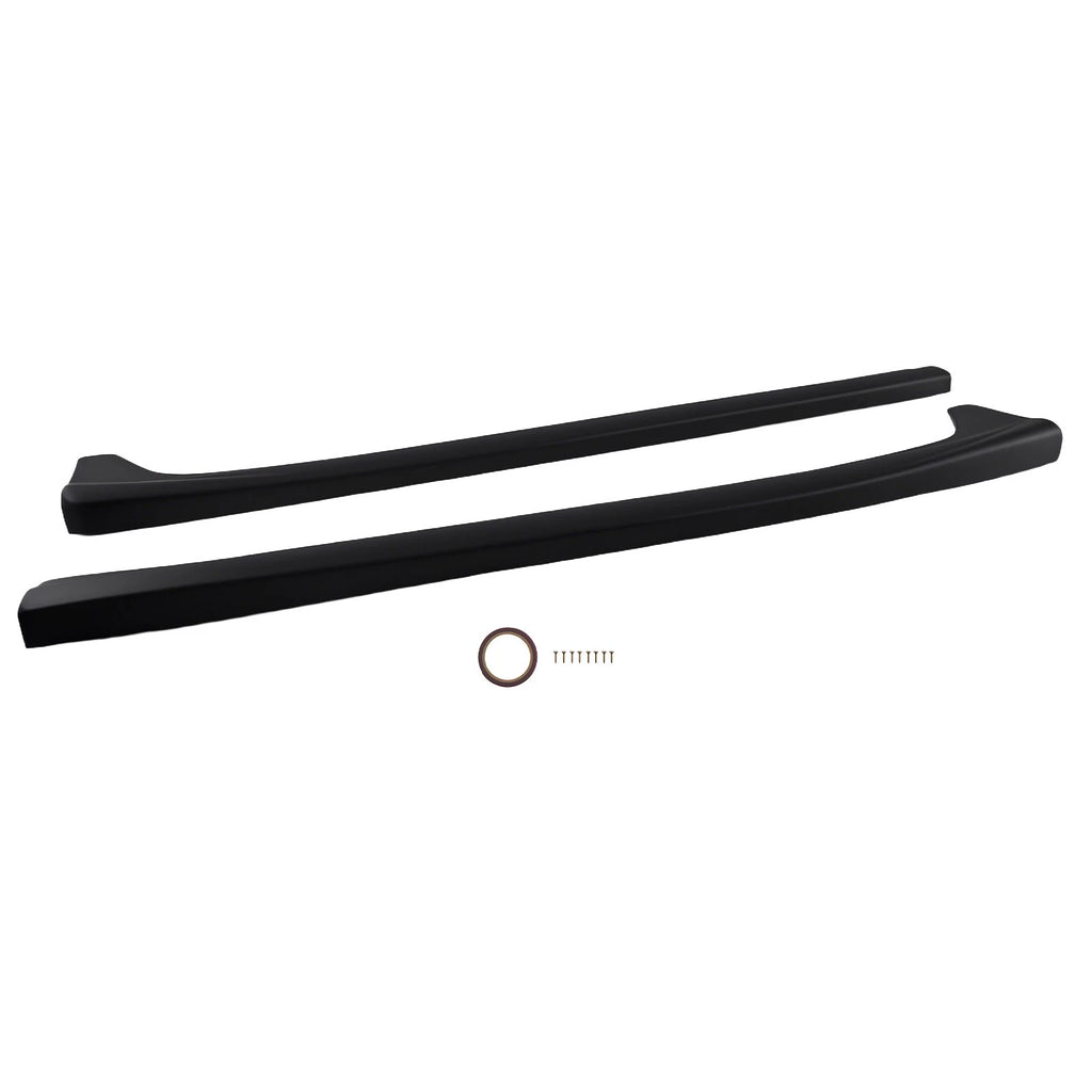 Side Extension Panel Kit for Honda Accord Sedan (2008-2012) Black ABS