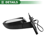 Left Side Door Mirror for Toyota RAV4 (2013–2015) Manual Folding Black