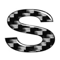 Car Badge Emblem Alphabet Letter Decals Stickers for All Makes Models