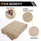 Console Pad Cover for Nissan Titan (2004–2014) Microfiber Leather Beige