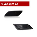 2X Smoked Housing Covers for Benz W204 C250 C300 C350 Front Side Marker Light