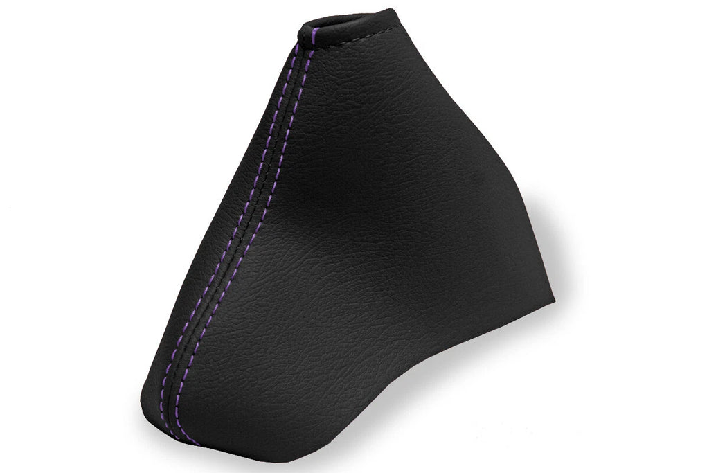 Leather Manual Shift Boot Cover for Chevrolet Cavalier (2000–2005) Purple Stitch