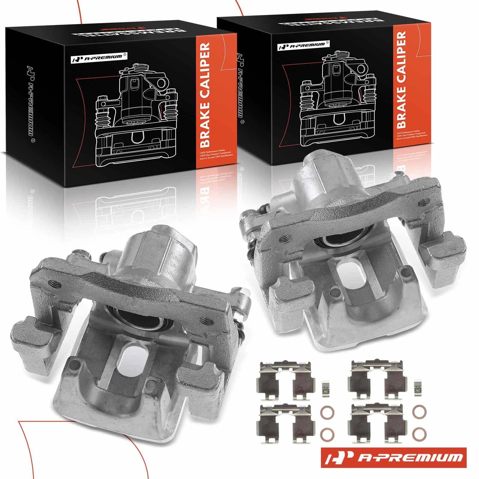 Rear Disc Brake Calipers w/ Bracket for Toyota Camry Avalon Lexus (2007-2011)