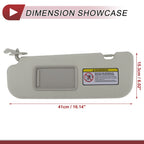 Left Driver Side Sun Visor No. 852103X000TX for Hyundai Elantra (2011–2015)