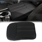 Center Console Pad Armrest Cover for Honda Pilot (2023–2024) Leather Black