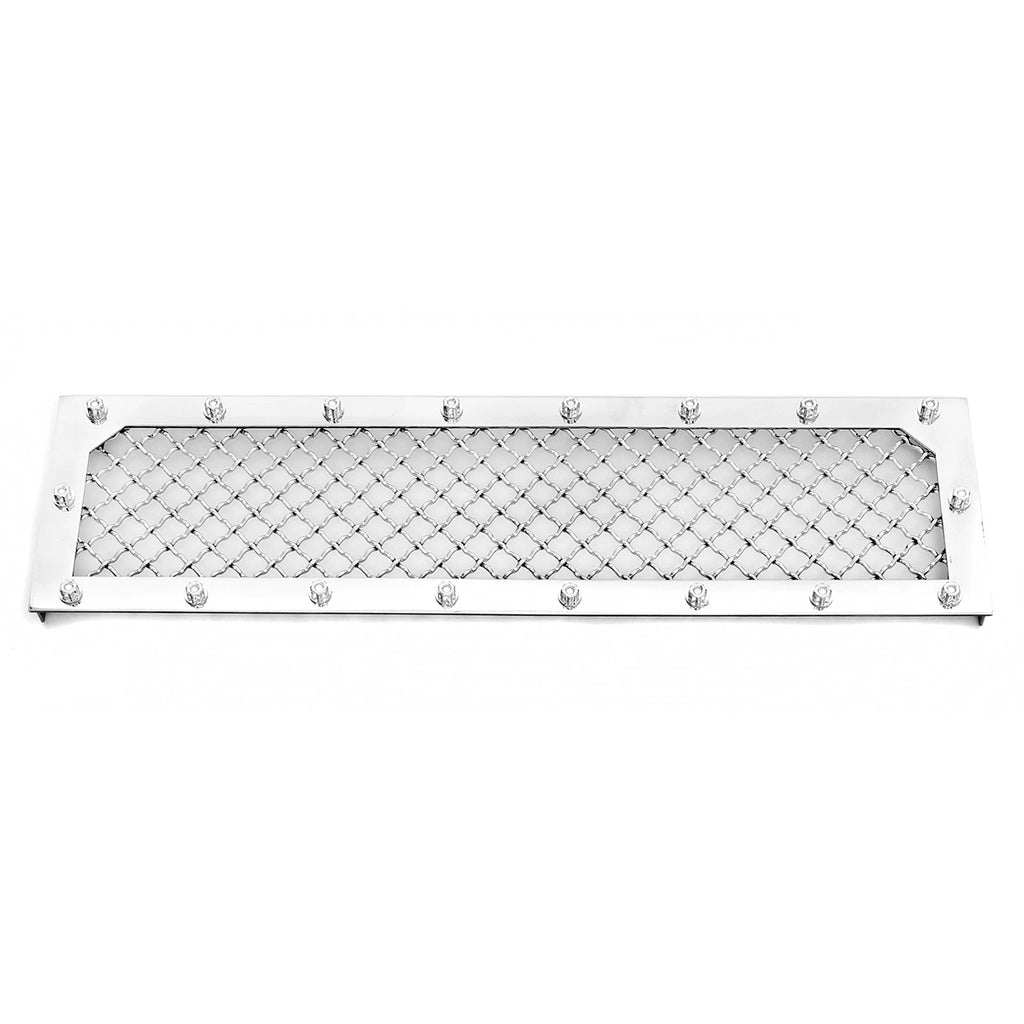 Stainless Steel Chrome Mesh Grille Rivet Studs for Ford F-150 (2015-2017)