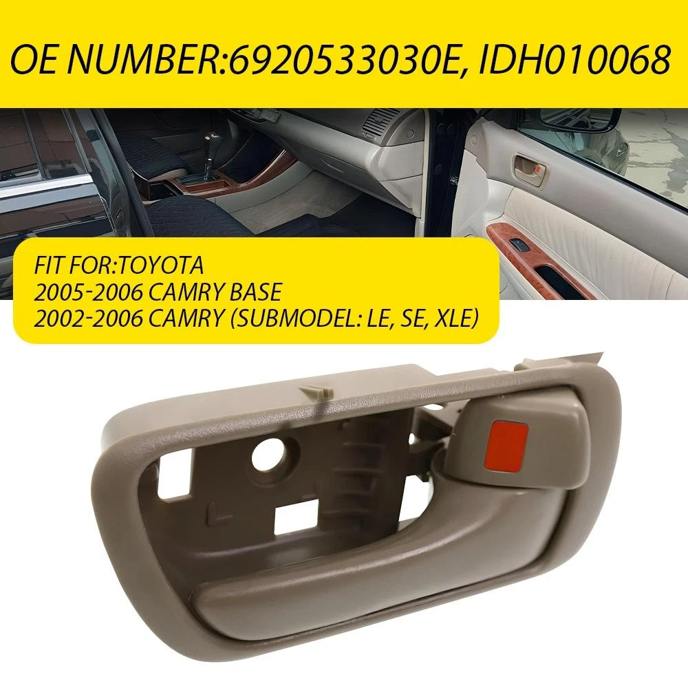 Interior Door Handle for Toyota Camry (2002–2006) Right Inner Beige