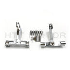 Chrome Passenger Footboard Mounting Bracket for Harley Touring (1993–2019)