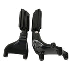 Footpegs with Mount Brackets for Harley Sportster XL 883 1200 (2014–2022) Black