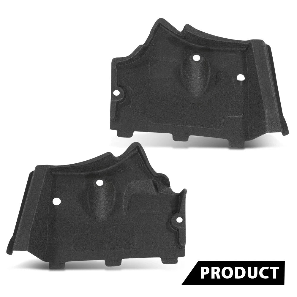 Pair Front Under Body Splash Guard Shield for Audi A6 S6 C7 A7 (2011–2017)
