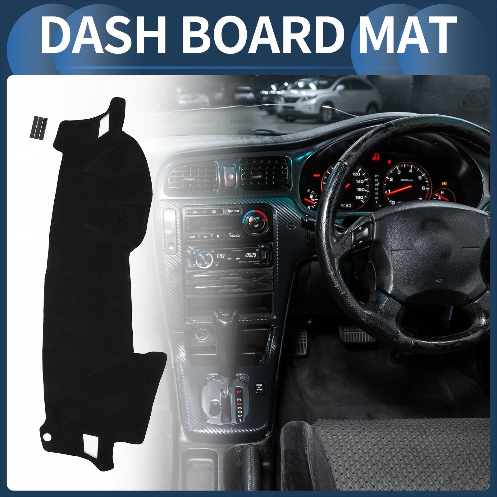 Dashboard Cover Mat for Subaru Legacy BL (2003–2009) Black