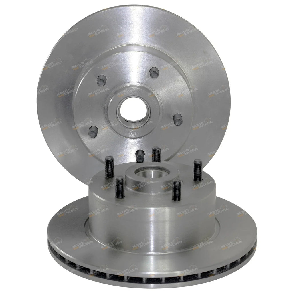 2 x Front Disc Brake Rotors for Holden Commodore VL VN VG VP