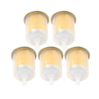 5 Pcs Inline Gas Fuel Filter for Motorcycle (Industrial)