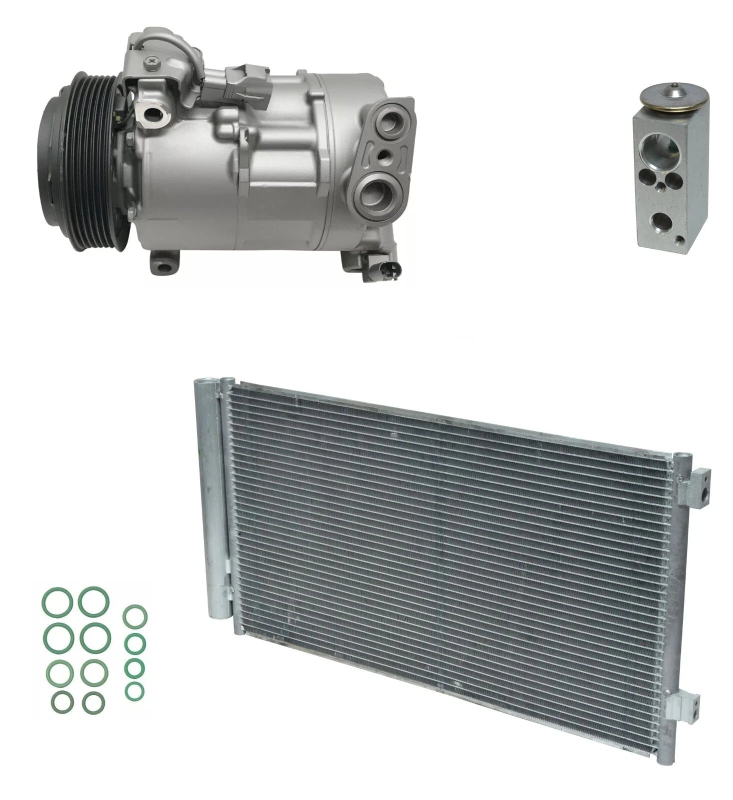 AC Compressor Kit With Condenser for Jeep Renegade 2.4L (2020–2020)