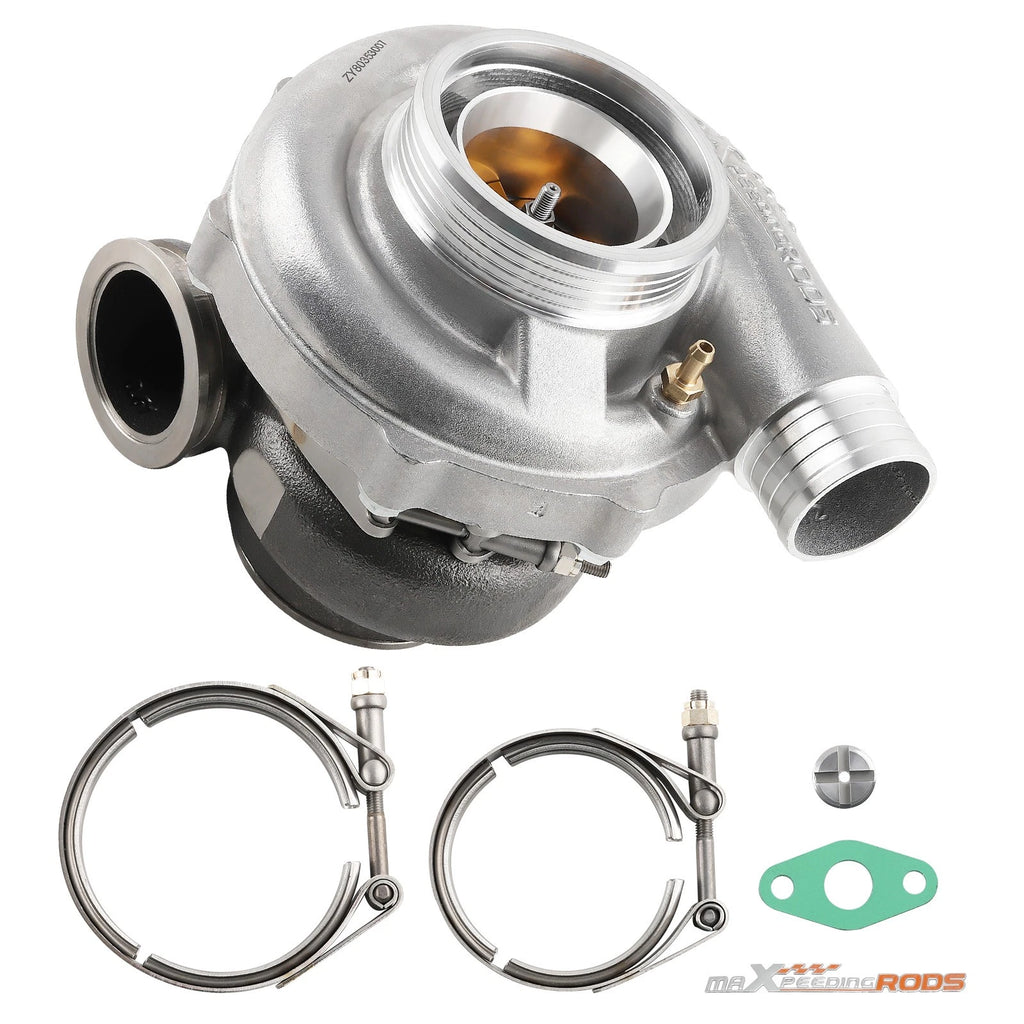 770 Dual Ball Bearing Billet Turbocharger 0.72 3'' V-band Universal (2.0-3.5L)