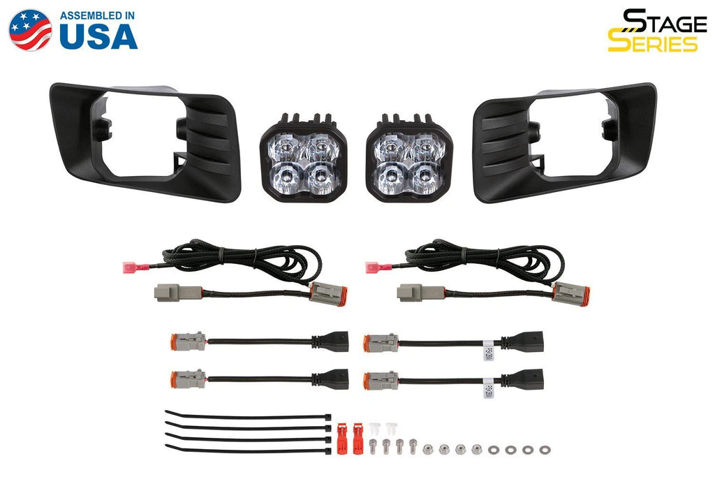 SS3 Max LED Fog Light Kit With Backlight for 2007–2015 Chevy 1500