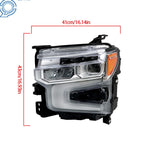 LED Headlight for Chevy Silverado 1500 LTZ (2022-2024) Driver Side