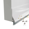 Door Strip with Brush Silicone Floor Seal Draught Excluder for Cabinets (100 cm)