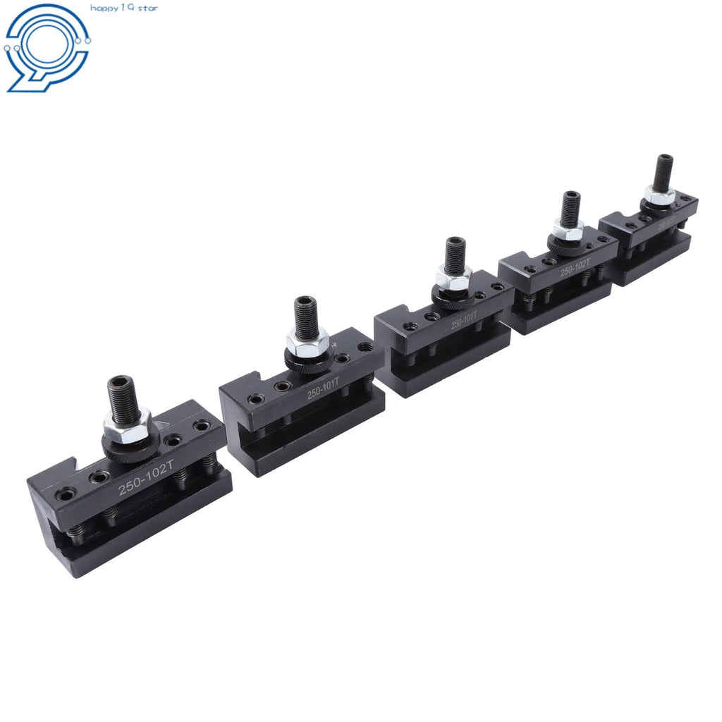 Set of 5 Lathe Tools for Metal Turning