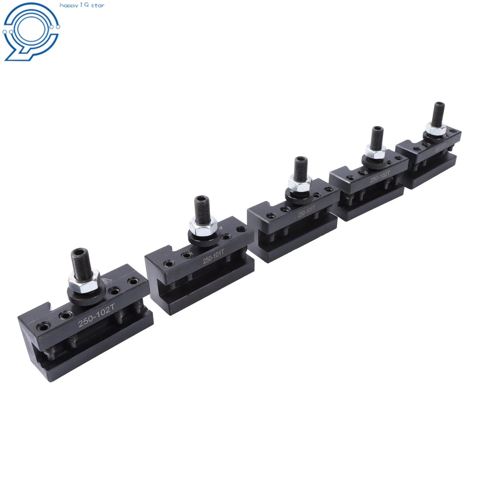 Set of 5 Lathe Tools for Metal Turning