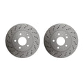 Set of 2 Hella Rear Vented 295mm Disc Brake Rotors for W204 C250 C300 SLS AMG