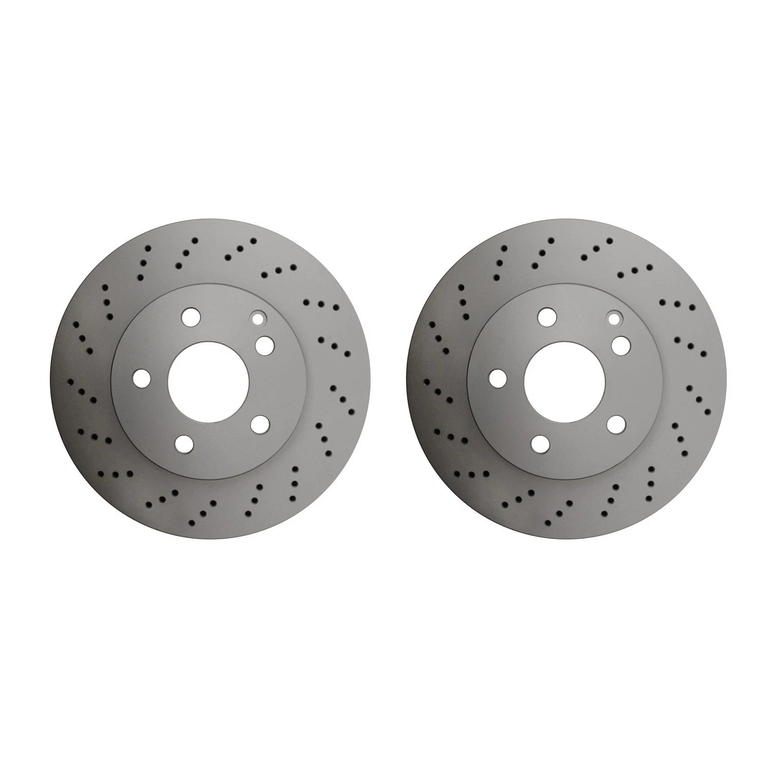 Set of 2 Hella Rear Vented 295mm Disc Brake Rotors for W204 C250 C300 SLS AMG
