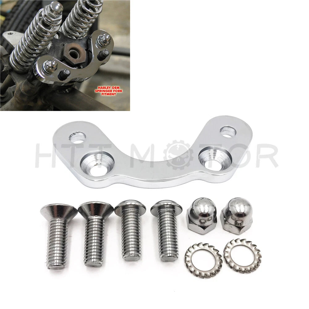 Springer Handlebar Tree Adapter Top Clamp for Harley (Aftermarket)