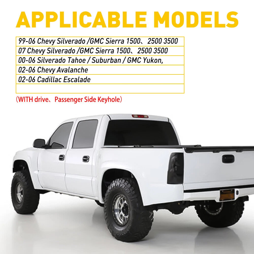 Front Door Handle Covers for Chevy Silverado/GMC Sierra 1500 2500 3500 (1999-2006)