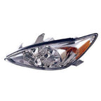 Replacement Chrome Driver Side Head Light Assembly For 2002-2004 Toyota Camry