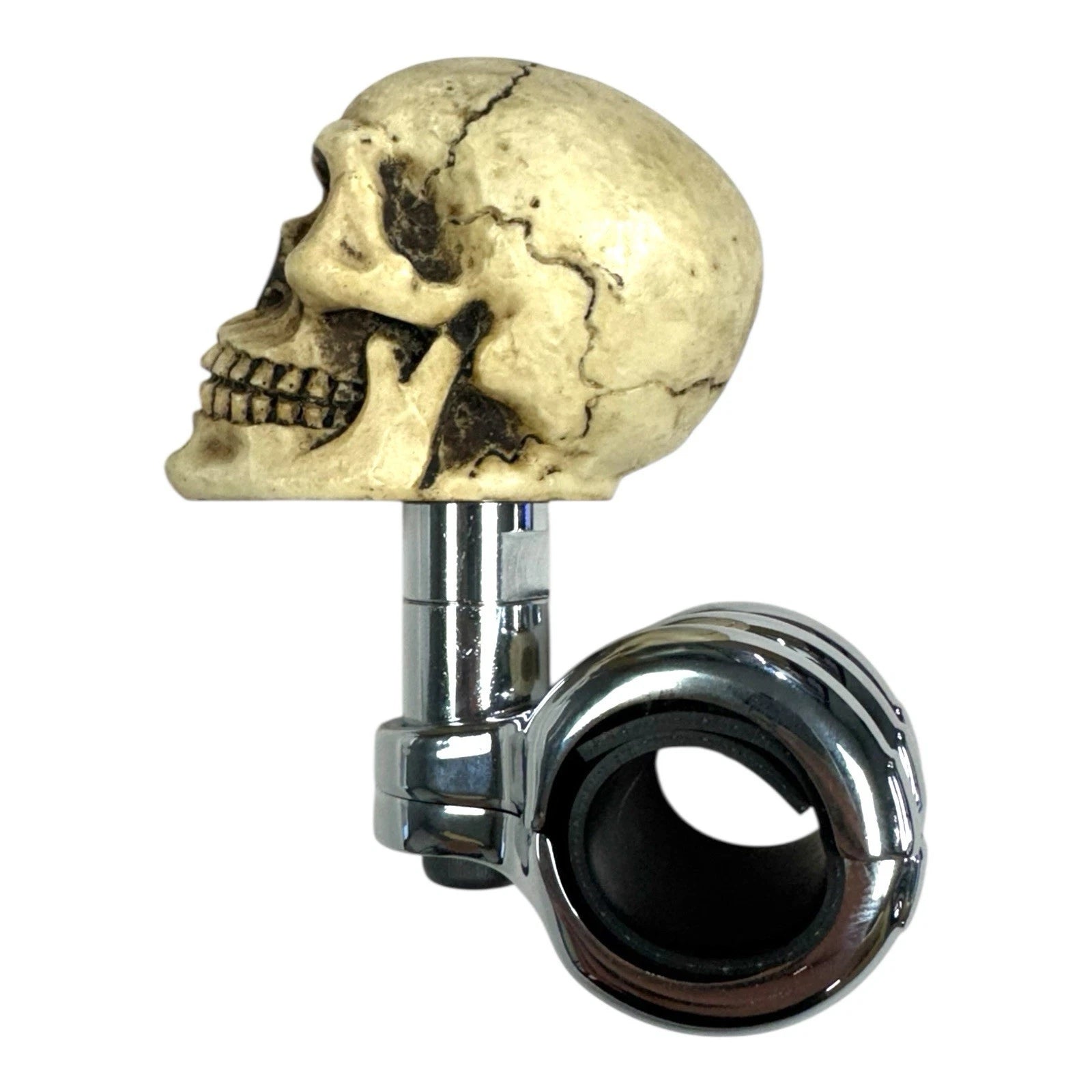Steering Wheel Spinner Suicide Knob Skull Red for Universal Vehicles (All Years)