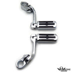 5" Groove Skull Highway FootPeg Footrest for Harley Sportster XL (1.25")