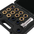 Axle Spindle Thread Restorer Set for M16–M27 SAE Metric (Repair Tool Kit)