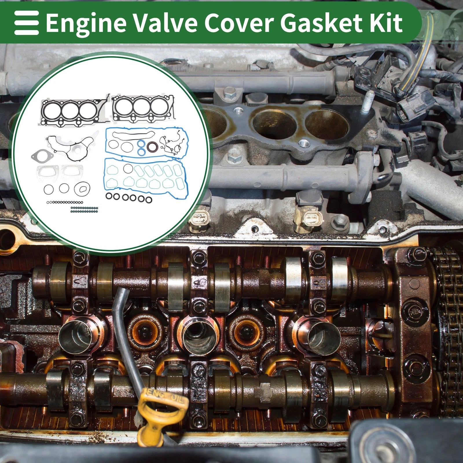 Engine Valve Cover Gasket Kit for Dodge Avenger 3.6L (2011–2014)