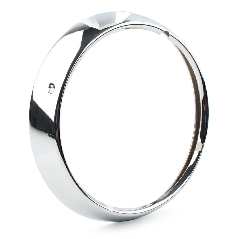 7" Headlamp Trim Ring Cover for Harley Touring Road King (Chrome)