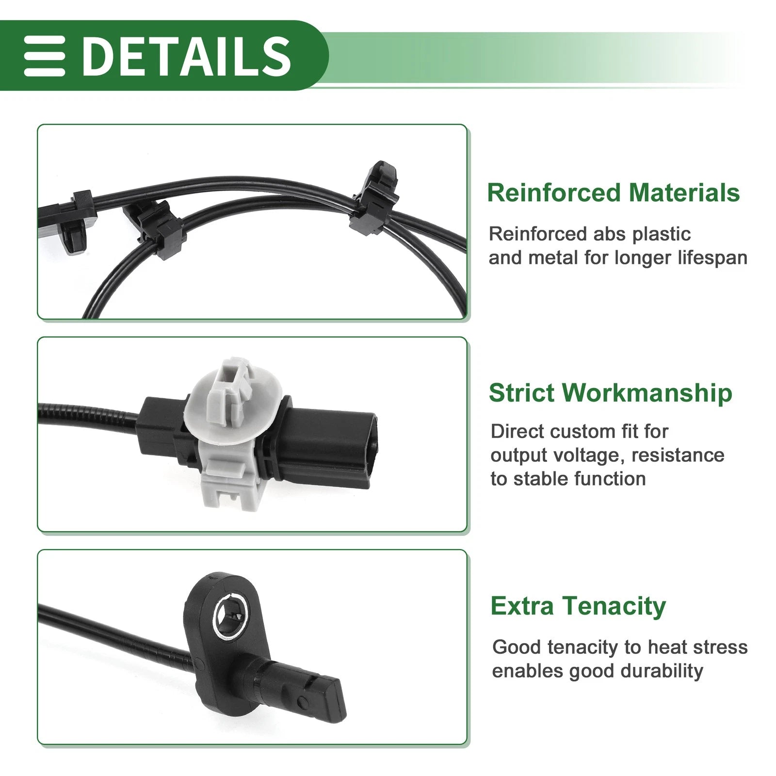 ABS Wheel Speed Sensor No. 57450TEAT01 for Honda Civic (2016–2021)