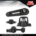 Set of 4 Engine Motor & Transmission Mounts for Nissan Versa (2007–2012)